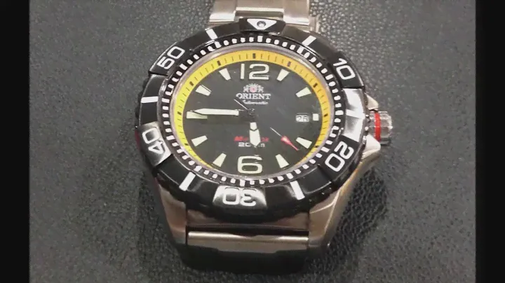 Unboxing of the Orient Diving Sports Automatic M Force Titanium DV01002B