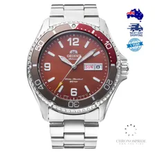 Orient Mako-3 Red Kamasu Sapphire RA-AA0820R19B Automatic Mens Watch
